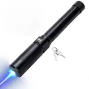 1Mw Adjustable Focus 450nm Blue Laser Pointer Pen Visible Beam Light Flashlight