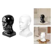 Male Mannequin Head Wig Display Model Wig Display Stand Manikin Head for Glasses