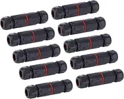 IP68 Waterproof Electrical Wire Cable Connector, Retardant Nylon, Screwless, 3Pin Copper, for Power Supply, Network, Lighting, with Waterproof Rating, Suitable for Outdoor
