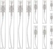 LBJFYHJN Pack of 12 Perfume Atomisers for Travel, Mini Perfume Set, Small Spray Bottle for Easy Transport and Outdoor Travel, Refillable Perfume Atomiser (2 ml, 5 ml, 10 ml)