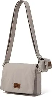 [Montana West] x Lee Small Crossbody Bags for Women Lightweight Mini Shoulder Bag with Earphone Pouch, Lee-off White, Small