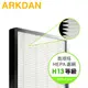 ARKDAN 阿沺(A-FGA18PC(H))H13等級HEPA濾網【適用：DHY-GA18PC／DHY-GA14PC】