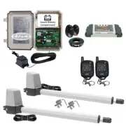 APC Double Swing Electric Gate Opener Kit with Smart APP Control Wi-Fi Switch