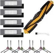 14 Piece Robot Vacuum Cleaner Accessory Set Compatible with Ecovacs Deebot N8 /N8+ /N8 Pro /N8 Pro+ /T9 /T9+ /N10+/OZMO 950/920 /T8 /T8+ /T8 AIVI /T8 MAX - 1 Main Brush 8 Side Brushes 4 Filters 1