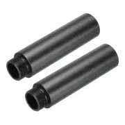 Mic Stand Extension Tube 5/8 Thread Microphone Extension Rod 2Pcs