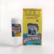 1986 Topps Wax Pack And Empty Box