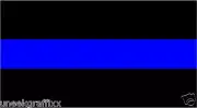 Thin Blue Line 4" Vinyl Decal Sticker Law Enforcement Police Corrections Officer