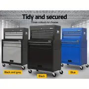 Giantz 7 Drawers Tool Box Chest Cabinet Trolley Garage Toolbox Set Storage Boxes