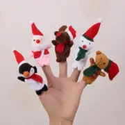 Baby Nursery Children Cute Animal Fruit Finger Puppets Kids Story Time Play Toy