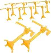 Milisten 10PCS Realistic Heavy Crane Vehicle for Portable Construction Play Enhances Spatial Reasoning Logic Skills for Travel Outdoor Activities