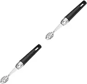 Alipis 2 Pcs 304 Fruit Scoop Tool Non-Stick Melon Baller and Digging Spoons for Restaurant and Home Easy to Clean for Watermelon Cucumber Cantaloupe