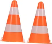 2 Pcs Football Training Cones Lightweight Marking Buckets for Use for Training Courses Durable Pe Material for Soccer Basketball