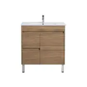 Local Made Vanity Notaio-Walnut-Ravine Free Standing with Legs Vanity 750*460*88