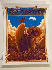 Foo Fighters Denver Poster ZazzCorp Colorado Rock Metallic Dead Primus Sleep