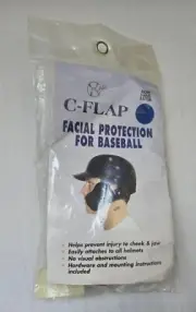 Markwort C Flap Jaw Protector Guard Right Handed Black Baseball