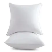 24 x 24 Throw Pillow Inserts with 100% Cotton Cover Square Cushions for Chair