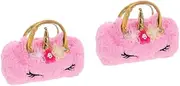 [WRITWAA] 2pcs Box Plush Glasses Case Drop-resistant Sunglasses Cases Compression-resistant Glasses Case Portable Sunglasses Case Spectacle Case Glasses Storage Case Eyeglass Container