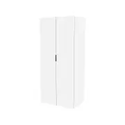 Lugna 2048 x 900 x 580mm White Double Hanging 1 Shelf Double Door