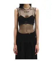 Ann Demeulemeester Till The End Sleeveless Top S,L black