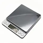 Castaic Small Digital Scale, 304 Stainless Steel Food Scales, Professional Food Weighing Scales with Large LCD Display, 3kg Maximum Weight (3kg/0.1g)