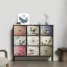 Levede 9 Chest of Drawers Storage Cabinet Tower Retro Dresser Vintage Brown