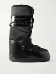 [Moon Boot] Moon Boot - Icon Glance Shell And Pvc Snow Boots - Black - EU 35/38 EU 35/38 Black