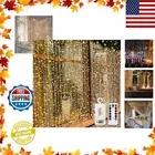 Warm White LED Fairy Lights with Remote - 300 LEDs for Indoor & Outdoor Decor