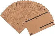 GRADENEVE 20pcs Recipe Card Recipe Note Cards Kitchen Essentials Cooking Cards Cooking Note Cards Decorative Blank Food Cards Home Food Cards Blank Diet Cards Recipe Cards Kraft Paper