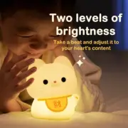 Lucky Cat LED Night Light Room Decorative Light Mood Light Bedroom Decoration