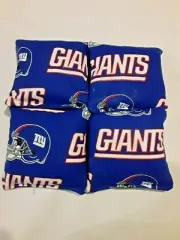 4 Cornhole Bag Set Corn Hole N. Y. New York Giants
