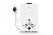 MAXKON 8 in 1 520L/Hr Portable Outdoor Gas Instant Shower Water Heater - White