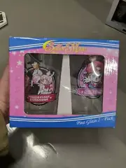 Sailor Moon Pint Glass 2 pack - Tuxedo Kamen & ChibiMoon / ChibiChibiMoon