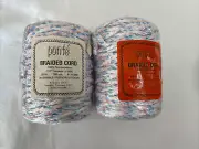 2 Ponté Cord Braided Polypropylene 6mm 100 Yds Macrame/Crafts USA
