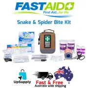 FastAid Aspire-Edition Snake & Spider Bite Kit, Portable Khaki Soft Pack