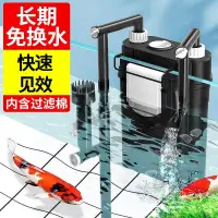 在飛比找蝦皮商城精選優惠-台灣熱賣魚缸過濾器外置過濾桶草缸三合一凈水系統瀑布式外掛魚缸