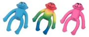 4 Inch Tiny Latex Dog Toy Cute Little Monkey Squeaker for Small Breeds Puppies