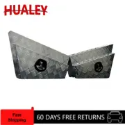 750X230X440mm Underbody Tool Box checker plate tapered under tray toolbox ute