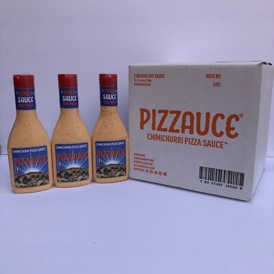 PIZZAUCE bx12ea Chimichurri Pizza Sauce Hot Sauce Salsa Picante Pizzalsa Picosa