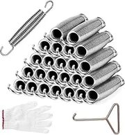 leskep Trampoline Springs 5.5/6.5/7 inch - 24 & 36pack, Heavy Duty Replacement Trampoline Springs, Weather-Resistant, Includes Spring Tools for Easy Assembly