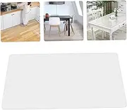 Clear Office Chair Mat Non Slip Clear Desk Mat 1mm Transparent Chair Mat Desk Chair Mat PVC Floor Protector for Home Office 50x80 cm