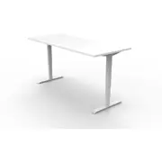 Rapidline Boost Electric Height Adjustable Workstation W1200 x D750mm Natural White/White