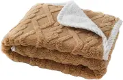 NACOCO Warm Waterproof Dog Blanket - Soft Lambswool Blanket Water Resistant D...