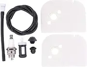 ApplianPar Air Filter Maintenance Tune-up Kit for Stihl 009 010 011 012 ST600 Chainsaw Replaces 1120-120-1600 1120-358-0700 0000-350-3502