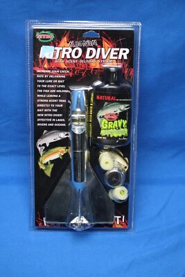 Trolling lure scent Nitro Diver Magnum Silver w/ Salmon Fishing Attractant