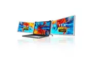 15.4 inch Dual Portable Trifold Monitor 1080P IPS FHD Laptop Screen Extender For Laptop - Space Grey - Opened Never Used (AU Version)