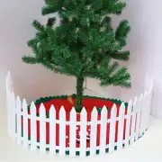 Plastic Fence Mini Ornament White Picket Prop Shopping Baby Garden