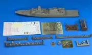 3D Printed 1/700 Italian Navy FREMM Frigate Pre-GP Waterline Version Model Kit
