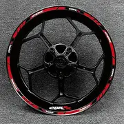 for REPSOL HRC CBR250RR CBR400RR CBR600RR CBR1000RR Thick Edge Outer Rim Sticker Stripe Wheel Decals (Color : 11)