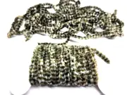 VARIEGATED RAYON CHENILLE - ROUND - OLIVE - 1/8" - Fly Tying Material - 2.5 Yds