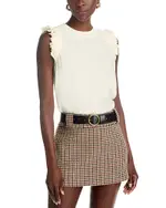 Cinq a Sept Lenore Silk Ruffled Blouse